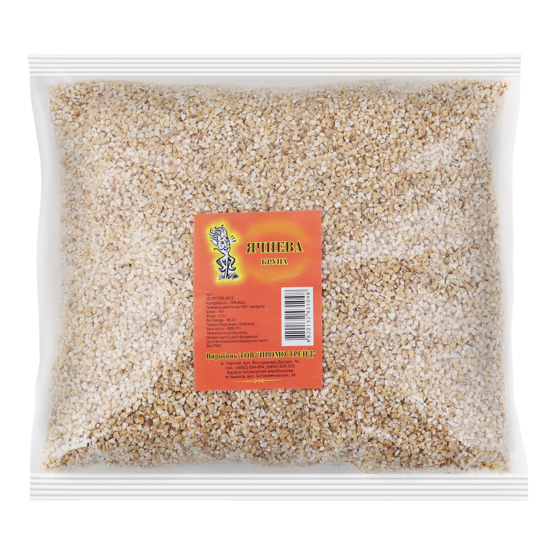 КРУПА ЯЧНА фасована 900г ПРОМО-ТРЕЙД